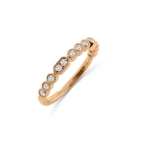 Modern Antique Diamond Band